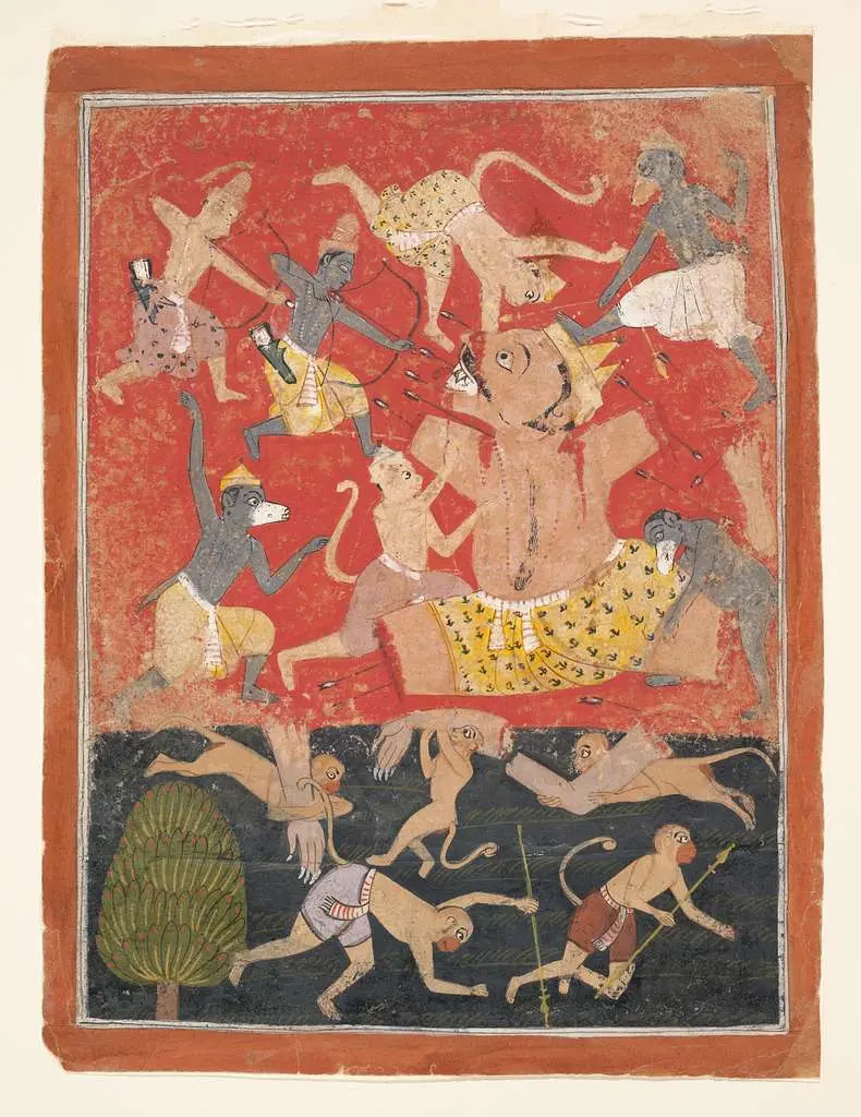 rama and kumbhkarna